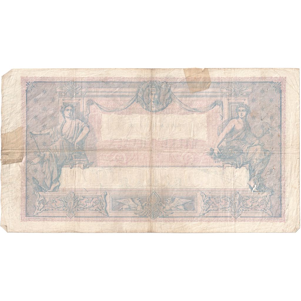 França, 1000 Francs, Bleu et Rose, 1925-06-25, T.1903, VF(30-35)