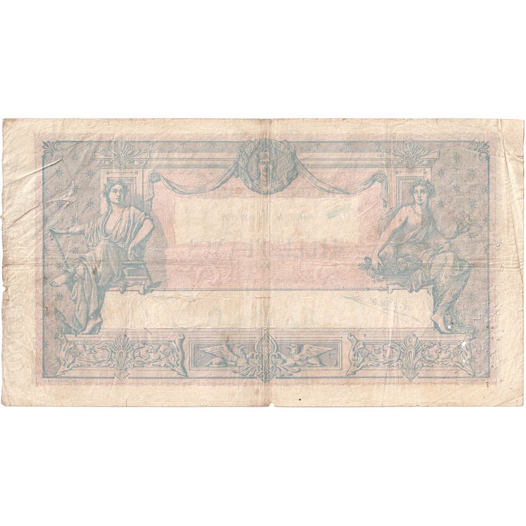 França, 1000 Francs, Bleu et Rose, 1925-08-13, W.2003, VF(30-35)