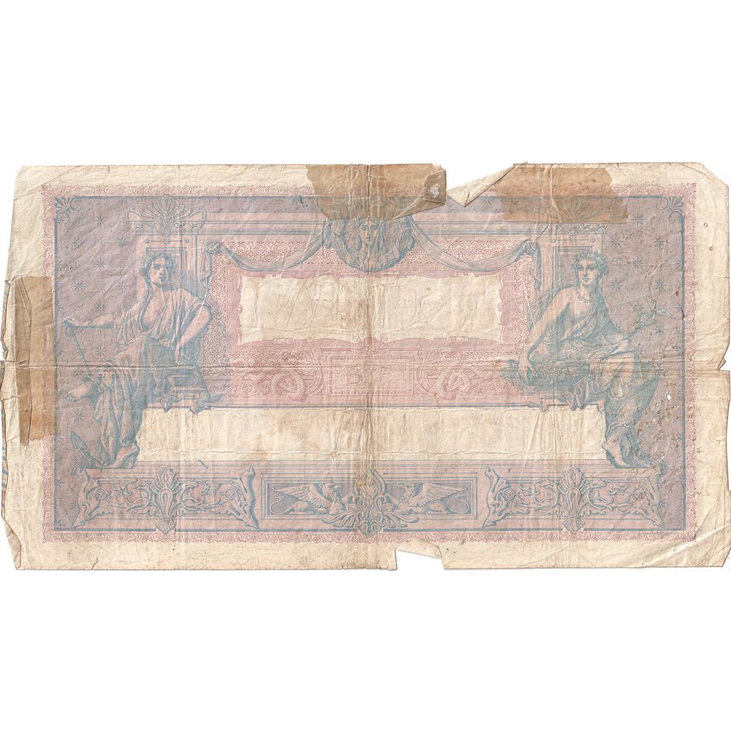 França, 1000 Francs, Bleu et Rose, 1914-06-06, F.859, VF(20-25)