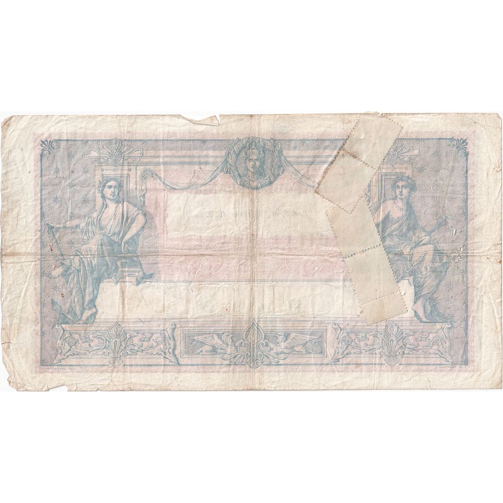 France, 1000 Francs, Bleu et Rose, 1923-01-20, A.1637, TB