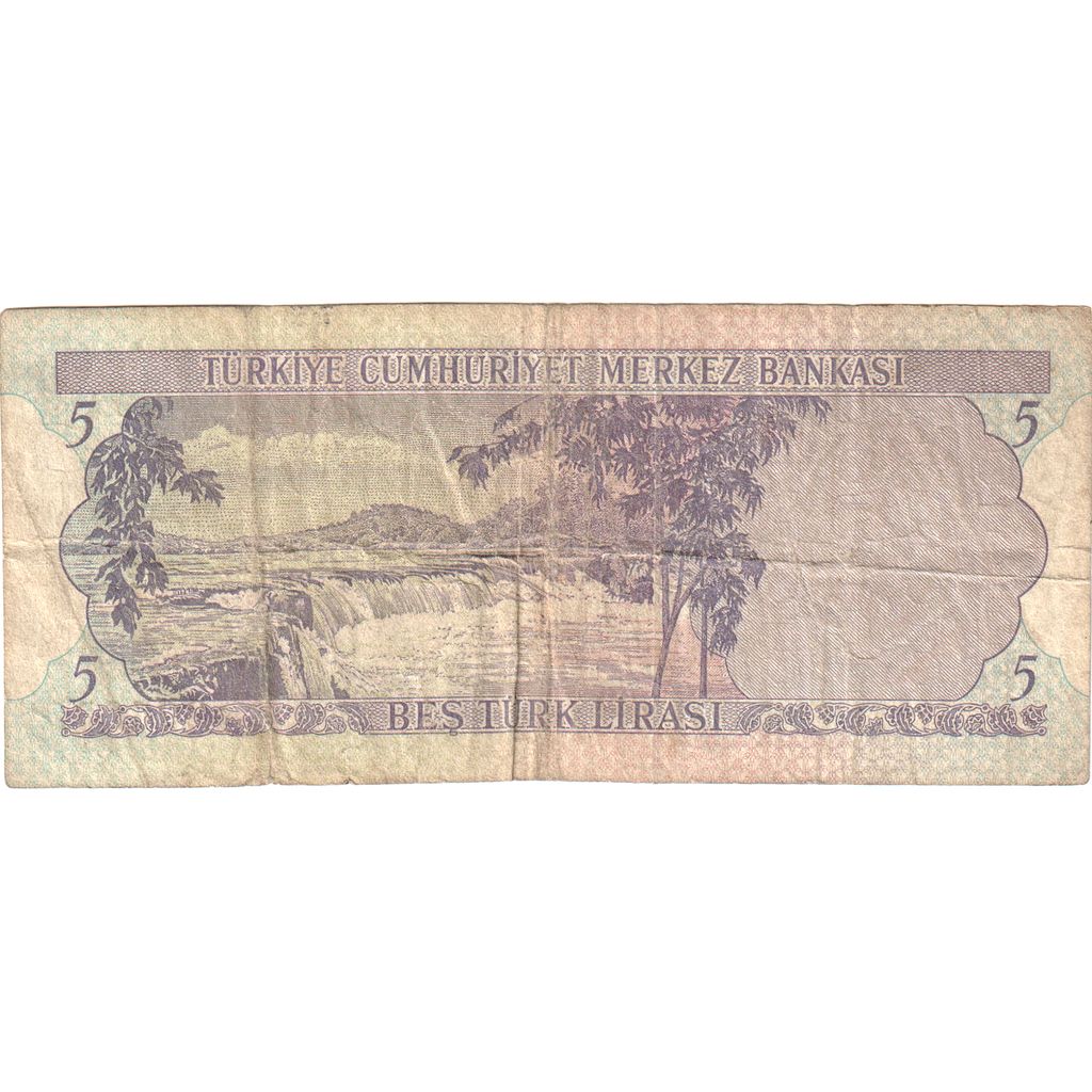 Turquia, 5 Lira, VF(30-35)