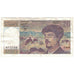 France, 20 Francs, Debussy, 1987, EF(40-45), Fayette:66.8, KM:151b