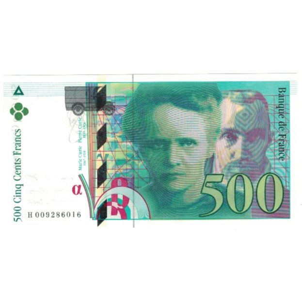 Frankrijk, 500 Francs, Pierre et Marie Curie, 1994, NIEUW, Fayette:76.01