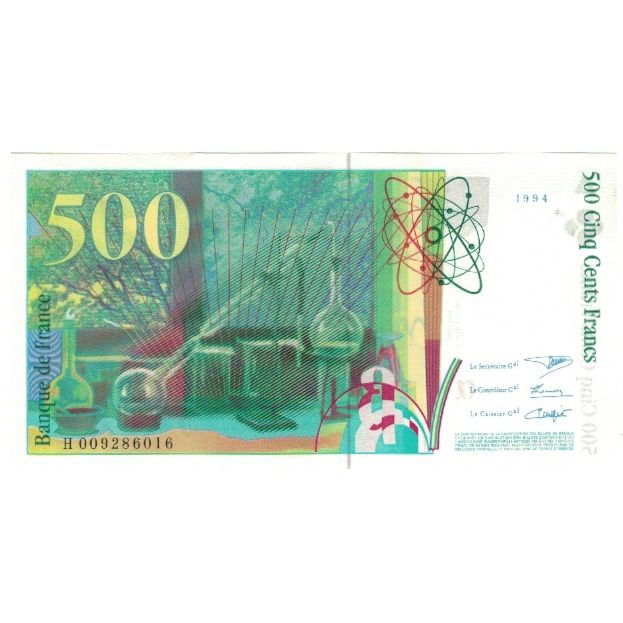 Frankrijk, 500 Francs, Pierre et Marie Curie, 1994, NIEUW, Fayette:76.01