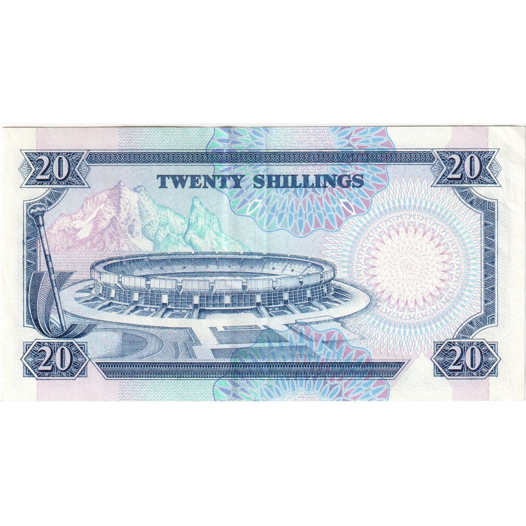 Quénia, 20 Shillings, 1991-07-01, UNC(63)