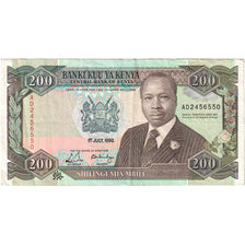 Quénia, 200 Shillings, 1990-07-01, EF(40-45)