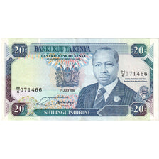 Kenya, 20 Shillings, 1991-07-01, AU(55-58)