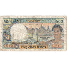 Tahiti, 500 Francs, papeete, VF(30-35)
