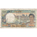 Tahiti, 500 Francs, papeete, VF(30-35)