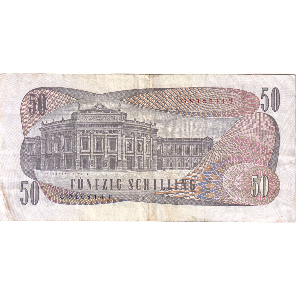 Österreich, 50 Schilling, 1970, 1970-01-02, KM:143a, SS