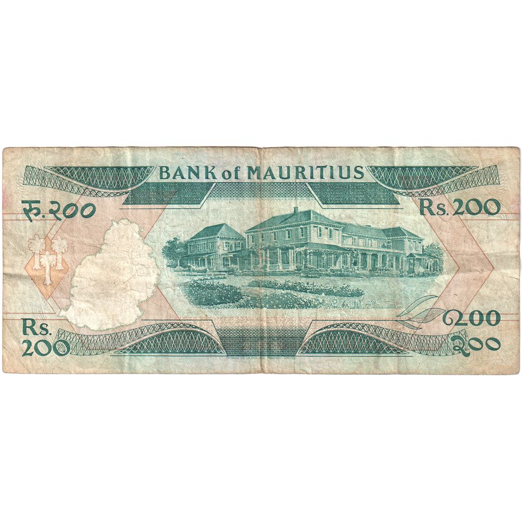 Mauritius, 200 Rupees, VF(20-25)