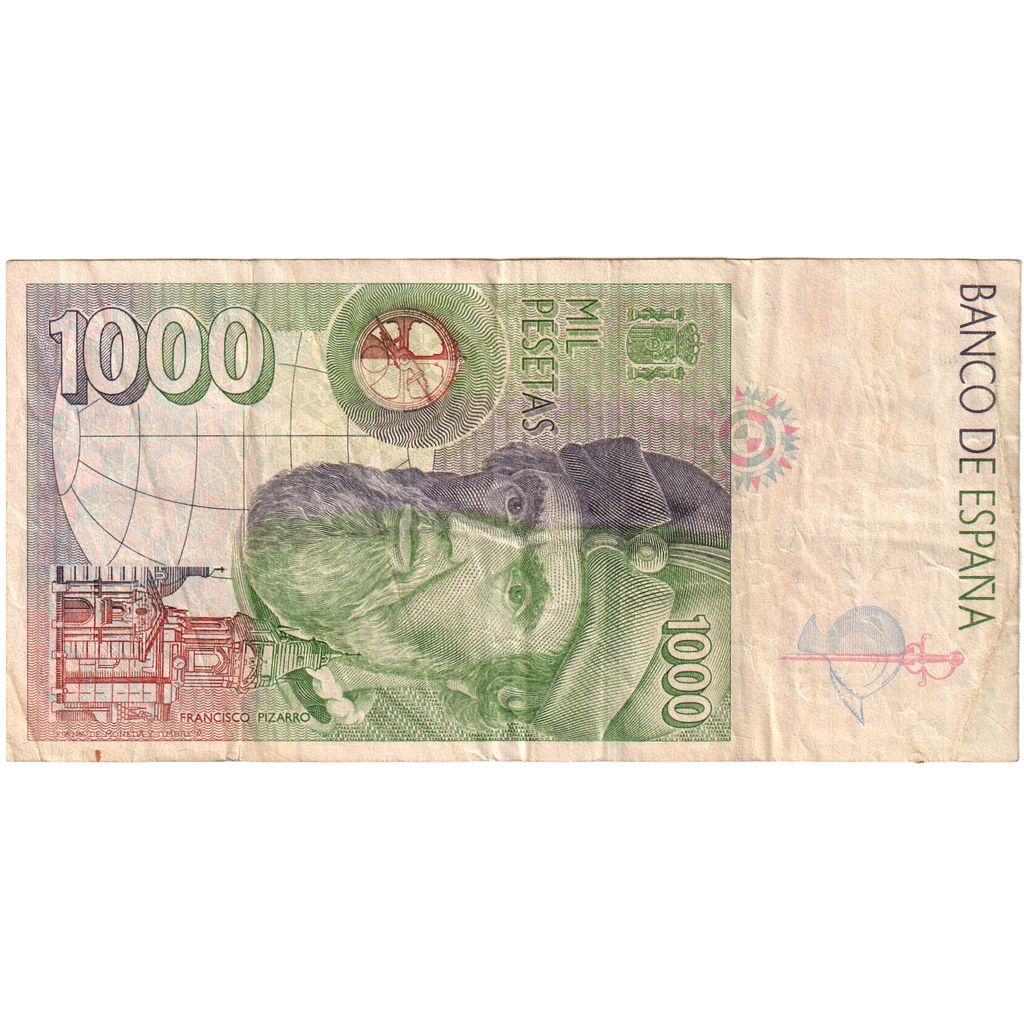 Spanje, 1000 Pesetas, 1992-10-12, TB