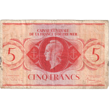 French Equatorial Africa, 5 Francs, 1944, VF(20-25)