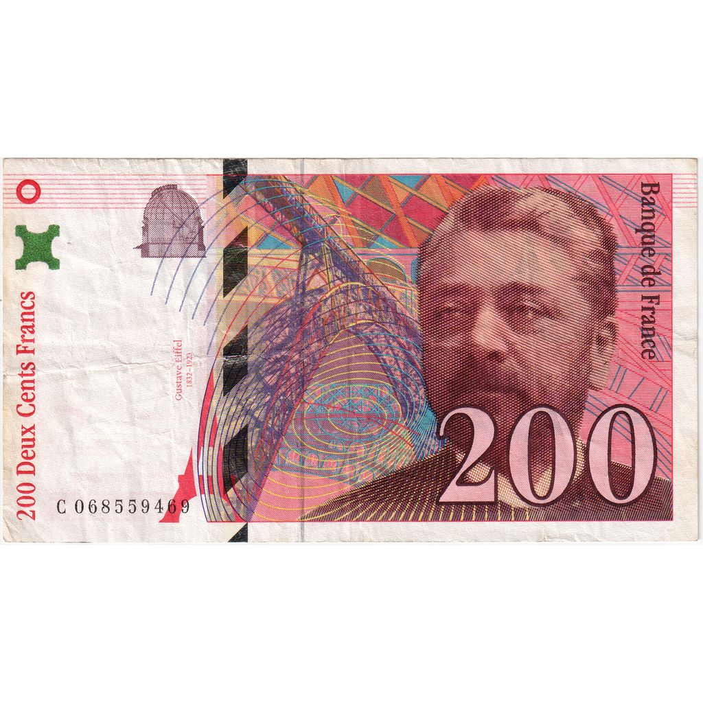 Frankrijk, 200 Francs, Eiffel, C068559469, TB+