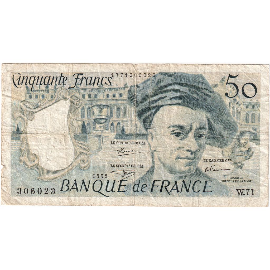 Frankreich, 50 Francs, Quentin de La Tour, W.71, S