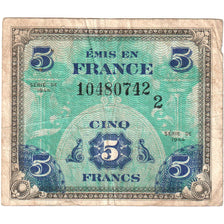 Francia, 5 Francs, Flag/France, 10480742, BC