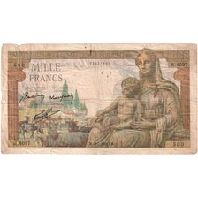 France, 1000 Francs, Déesse Déméter, 1943-02-18, H.4097, TB
