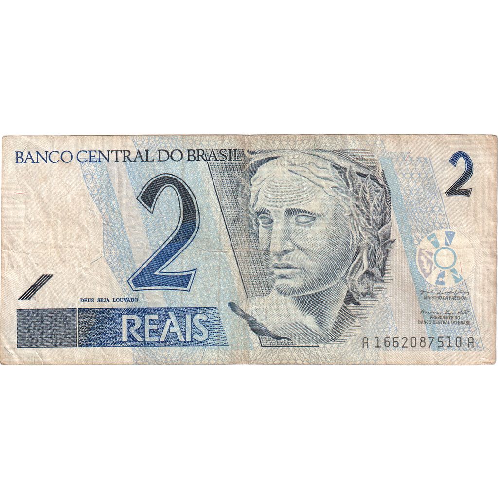 Brazil, 2 Reais, Undated (2001), VF(30-35)