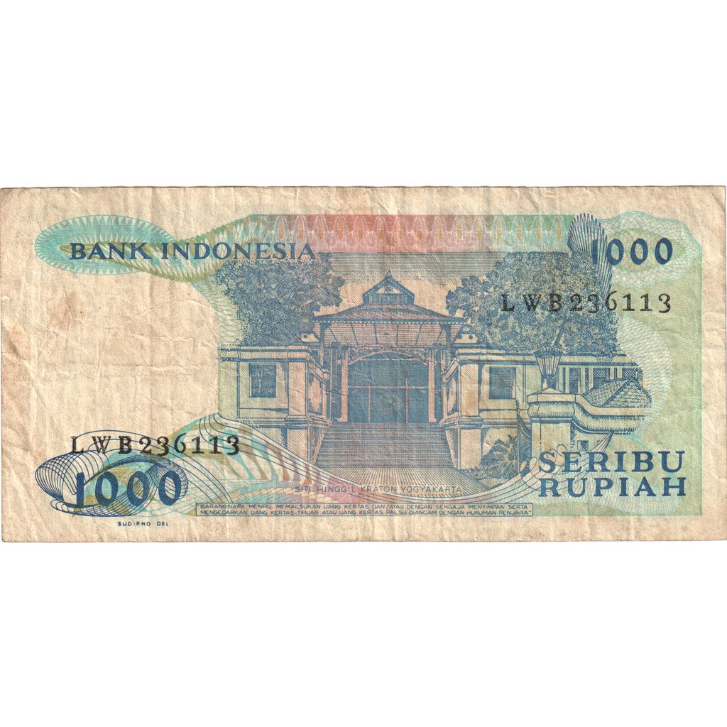 Indonésia, 1000 Rupiah, VF(20-25)