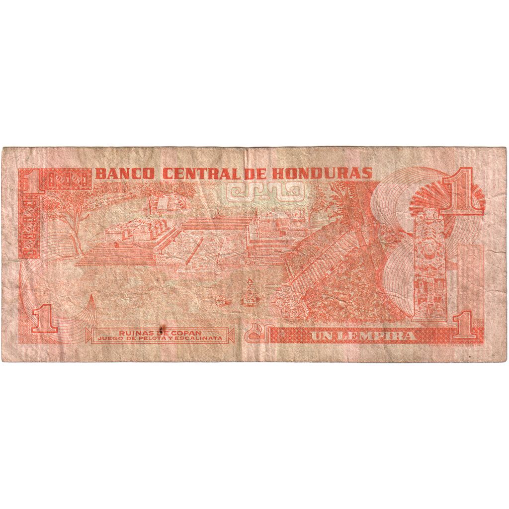 Honduras, 1 Lempira, 1996-12-12, VF(20-25)
