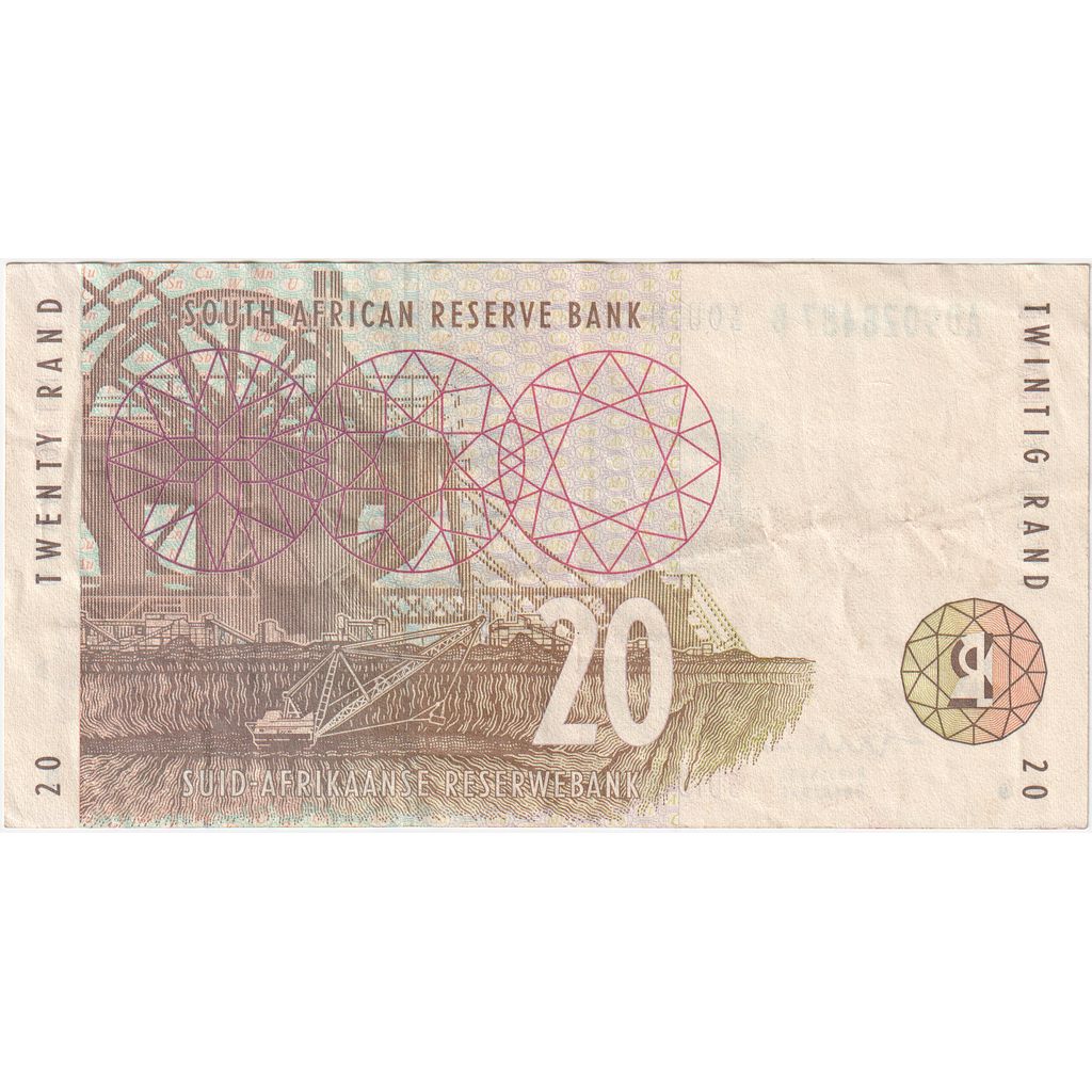South Africa, 20 Rand, EF(40-45)