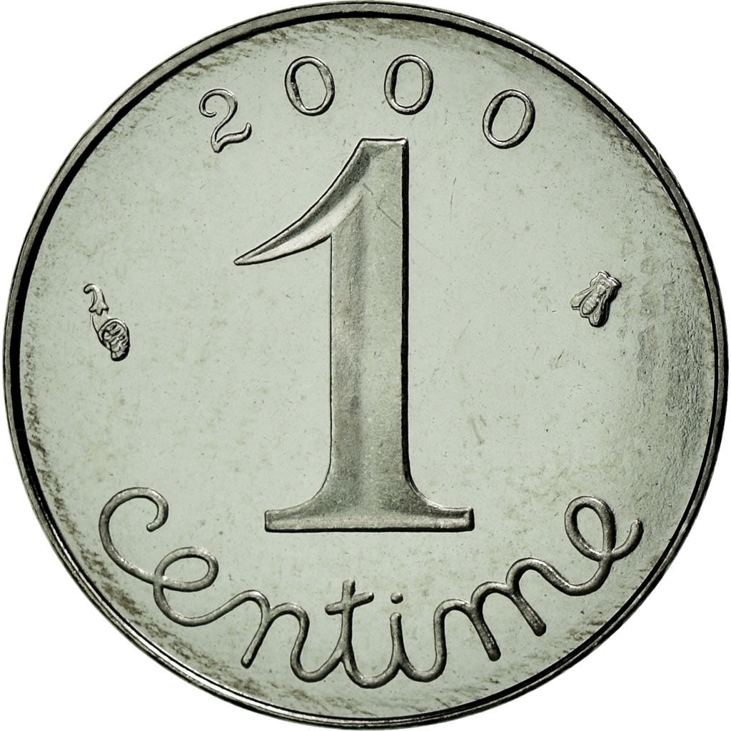 Coin, France, Épi, Centime, 2000, Paris, MS(65-70), Stainless Steel