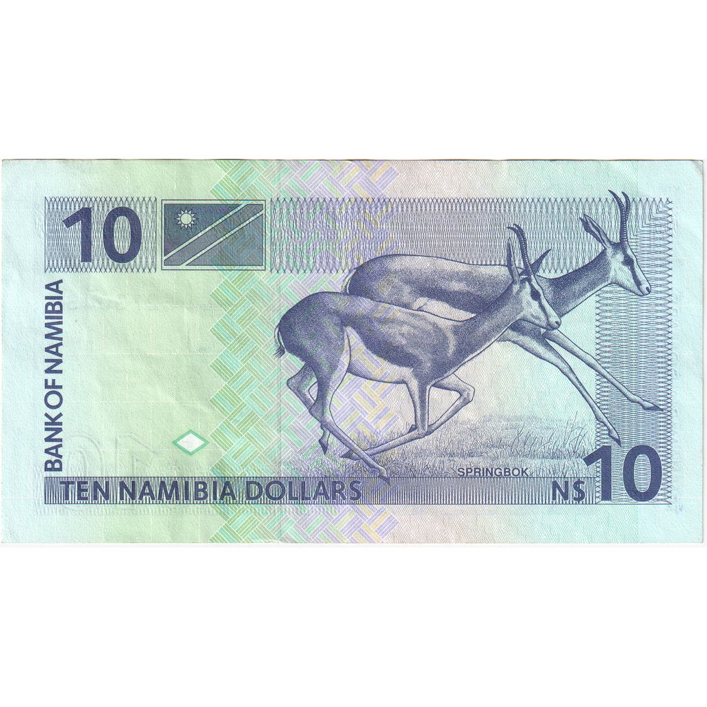 Namibia, 10 Namibia dollars, BB