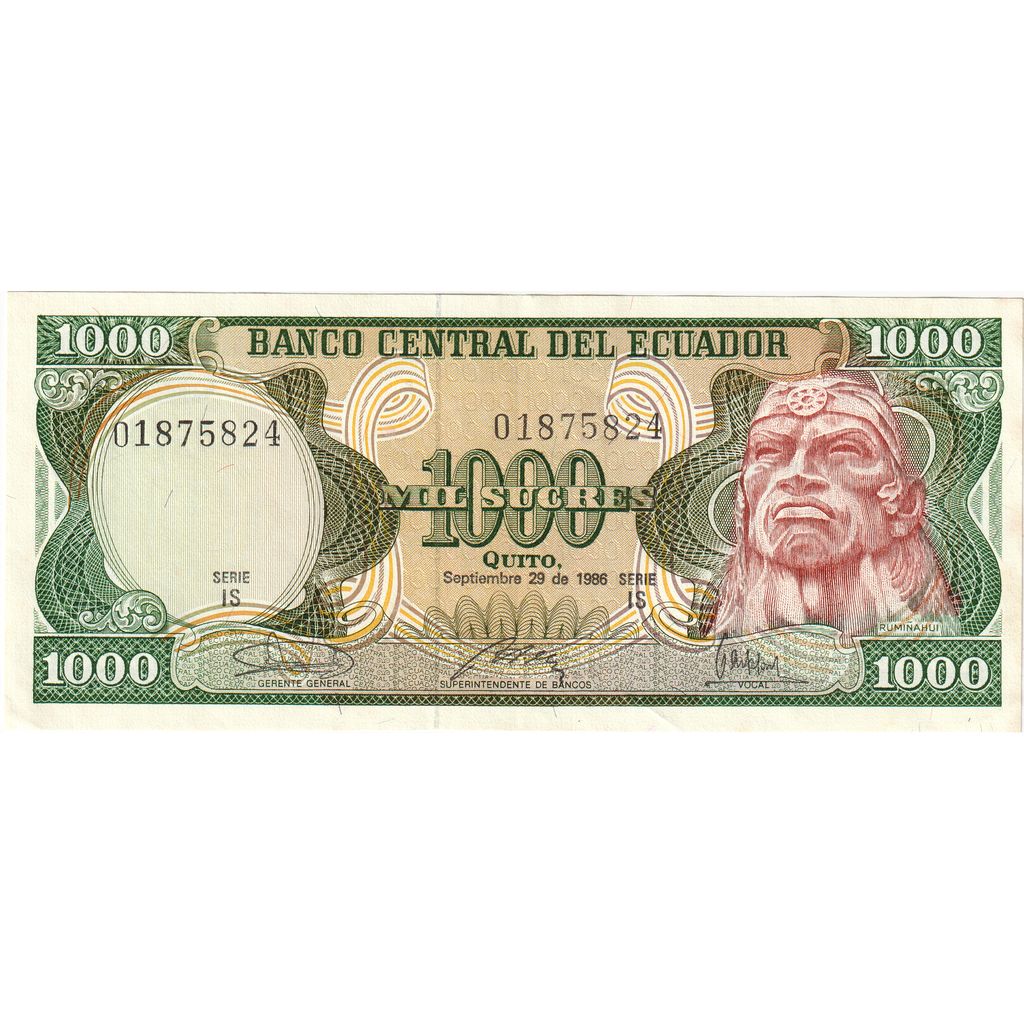 Ecuador, 1000 Sucres, 1986-09-29, UNC(63)