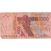 Estados da África Ocidental, 1000 Francs, VF(20-25)