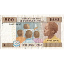 Central African States, 500 Francs, 2002, KM:406a, AU(50-53)