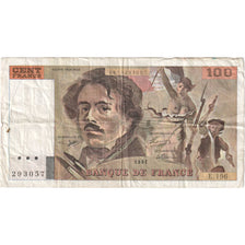 France, 100 Francs, Delacroix, E.196, VF(30-35)