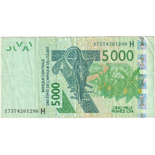 West African States, 5000 Francs, EF(40-45)