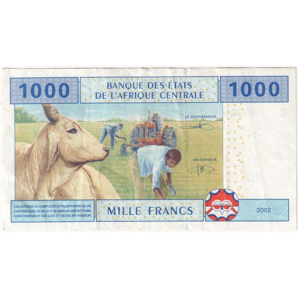 Zentralafrikanische Staaten, 1000 Francs, SS