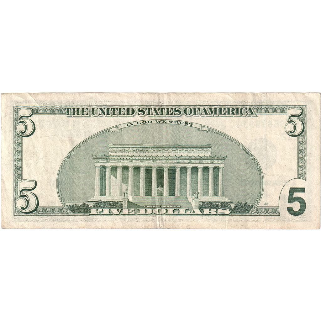 Stati Uniti, Five Dollars, BB
