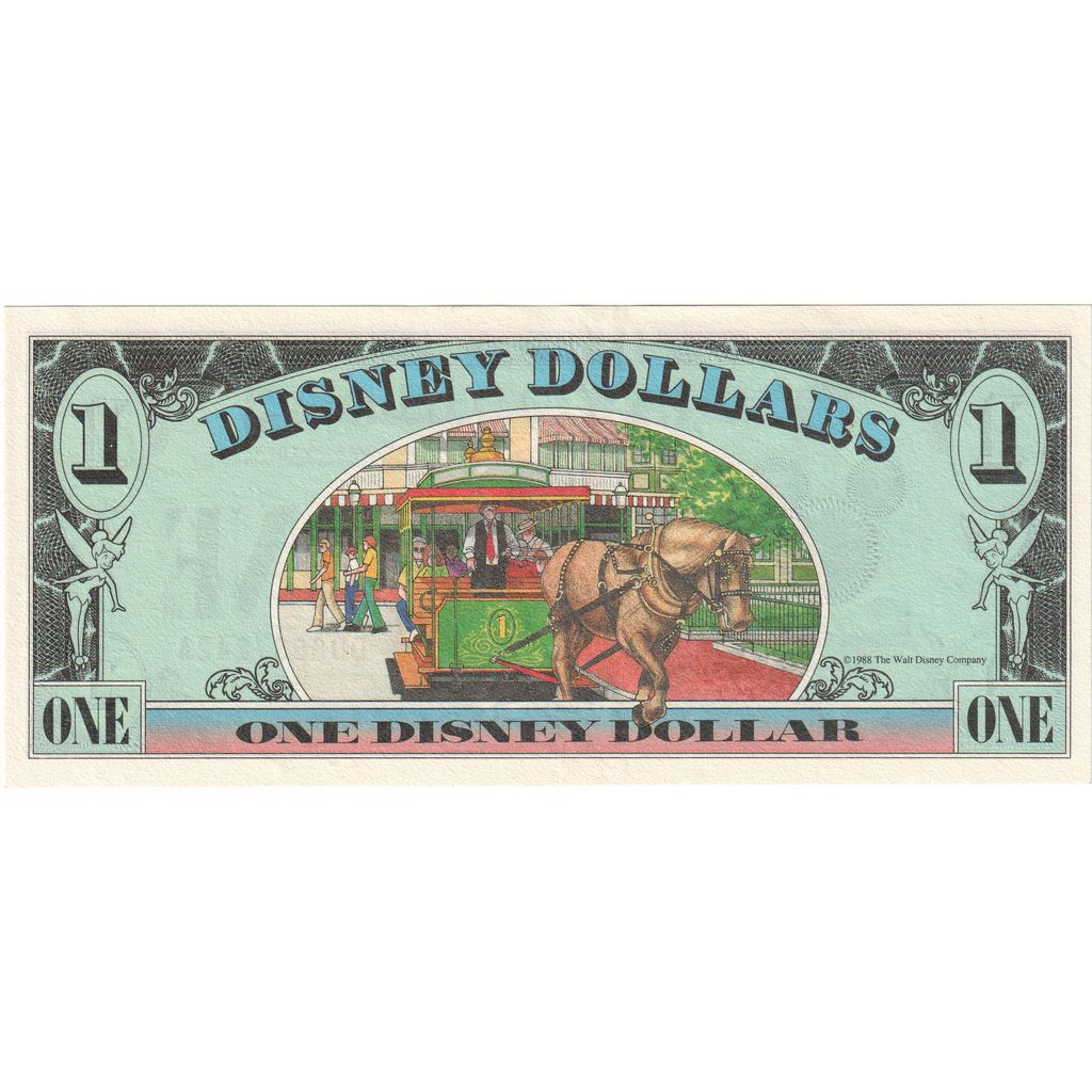Stati Uniti, 1 Dollar, DISNEY DOLLARS, FDS