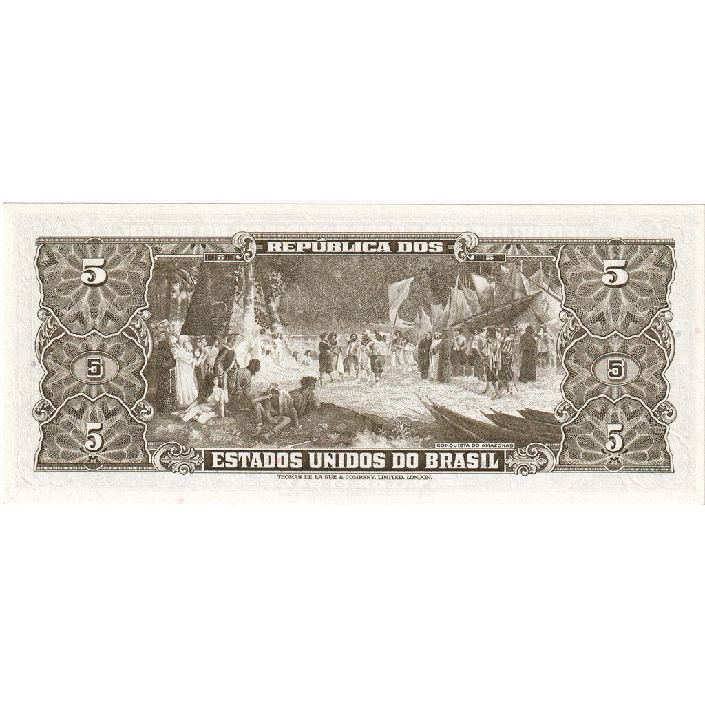 Brazil, 5 Cruzeiros, UNC(65-70)