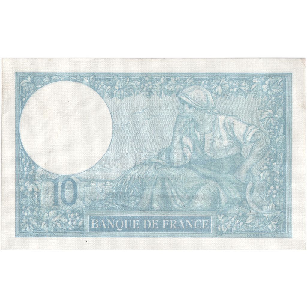 Francia, 10 Francs, Minerve, 1940-10-24, L.78101, EBC