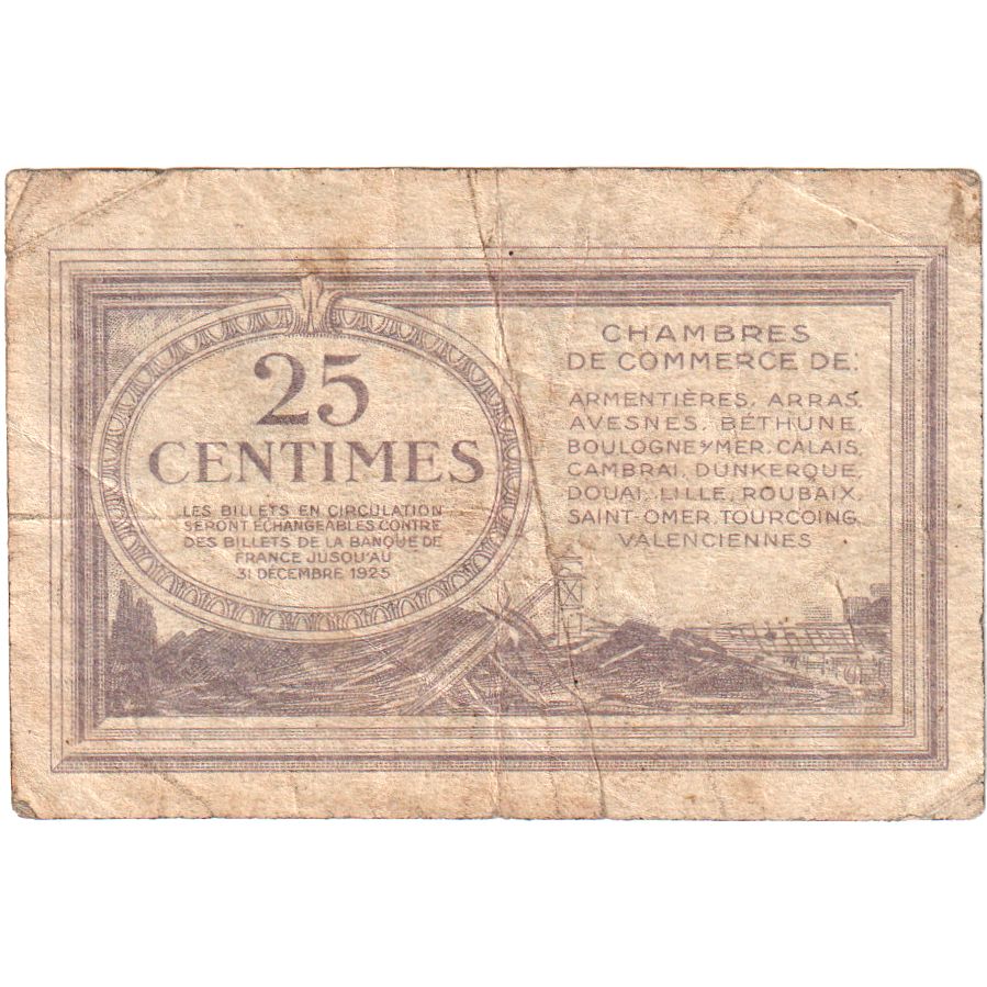 Francia, 25 Centimes, MB, Pirot:94-3