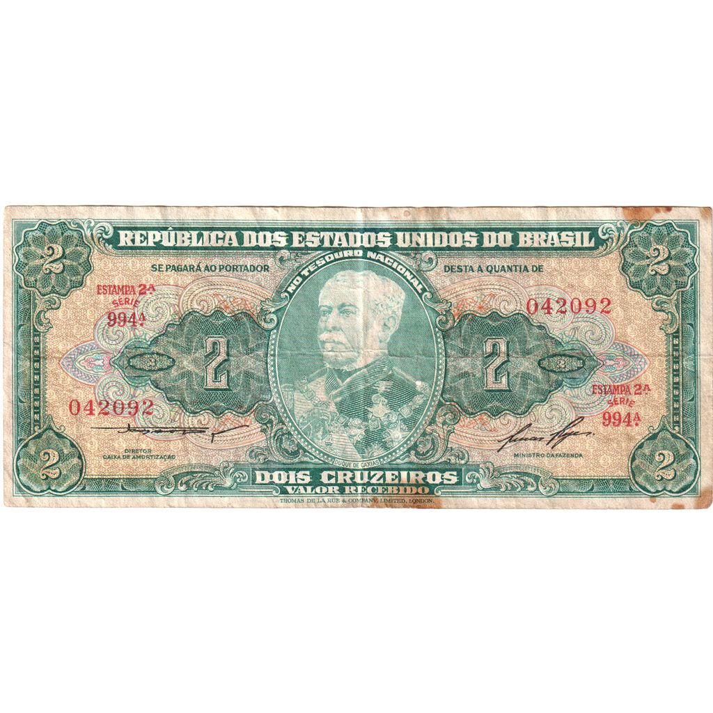 Brasilien, 2 Cruzeiros, S+