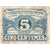 France, NORD-PAS DE CALAIS, 5 Centimes, VF(20-25), Pirot:94-1
