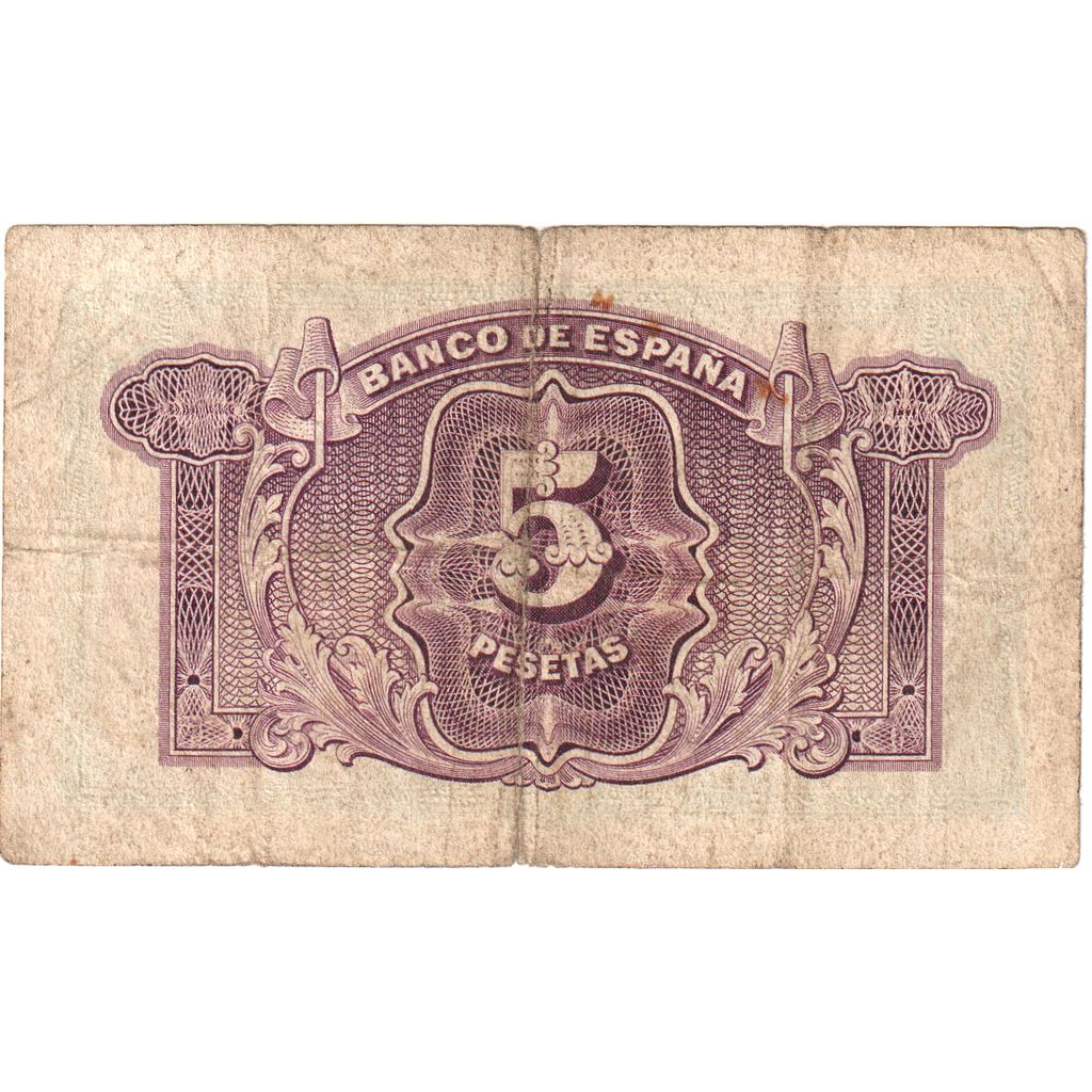 España, 5 Pesetas, BC