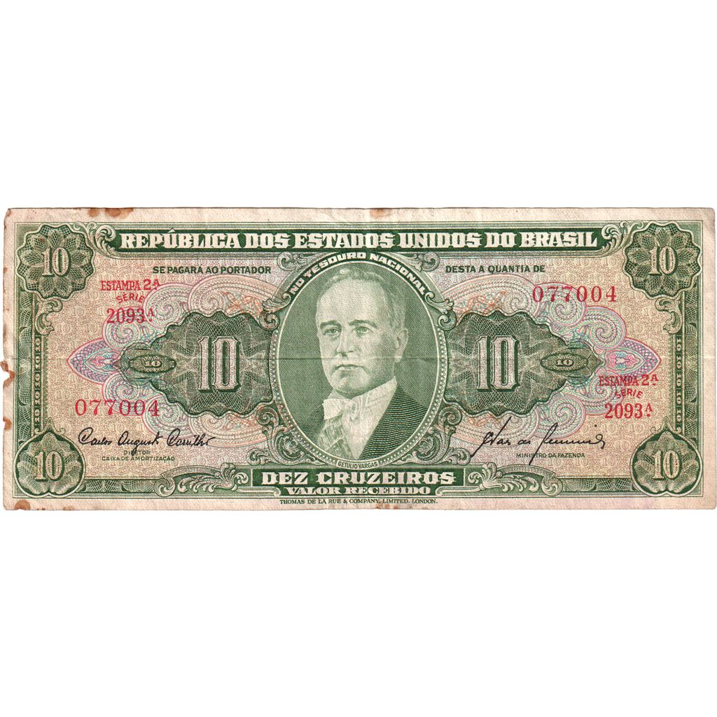 Brasilien, 10 Cruzeiros, S