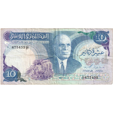 Tunisia, 10 Dinars, 1983-11-03, VF(30-35)