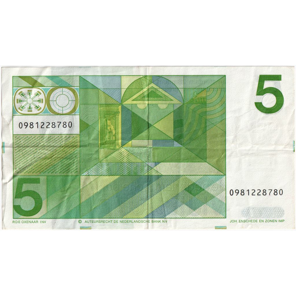 Nederland, 5 Gulden, 1973-03-28, TTB