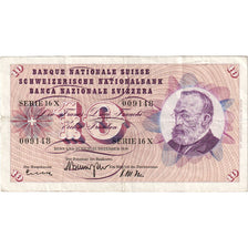 Svizzera, 10 Franken, 1959-12-23, BB