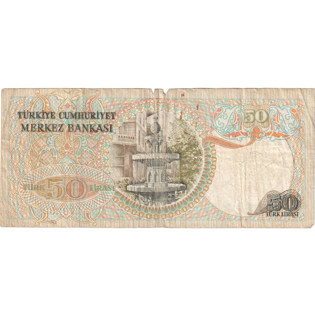 Turquia, 50 Lira, VF(20-25)