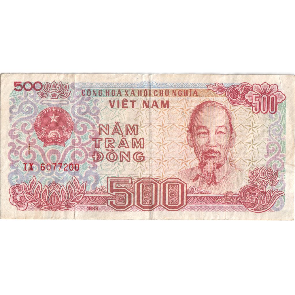 Vietnam, 500 D<ox>ng, BC+