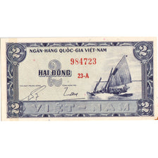 Vietnam del Sud, 2 Dong, 1955, KM:12a, FDS