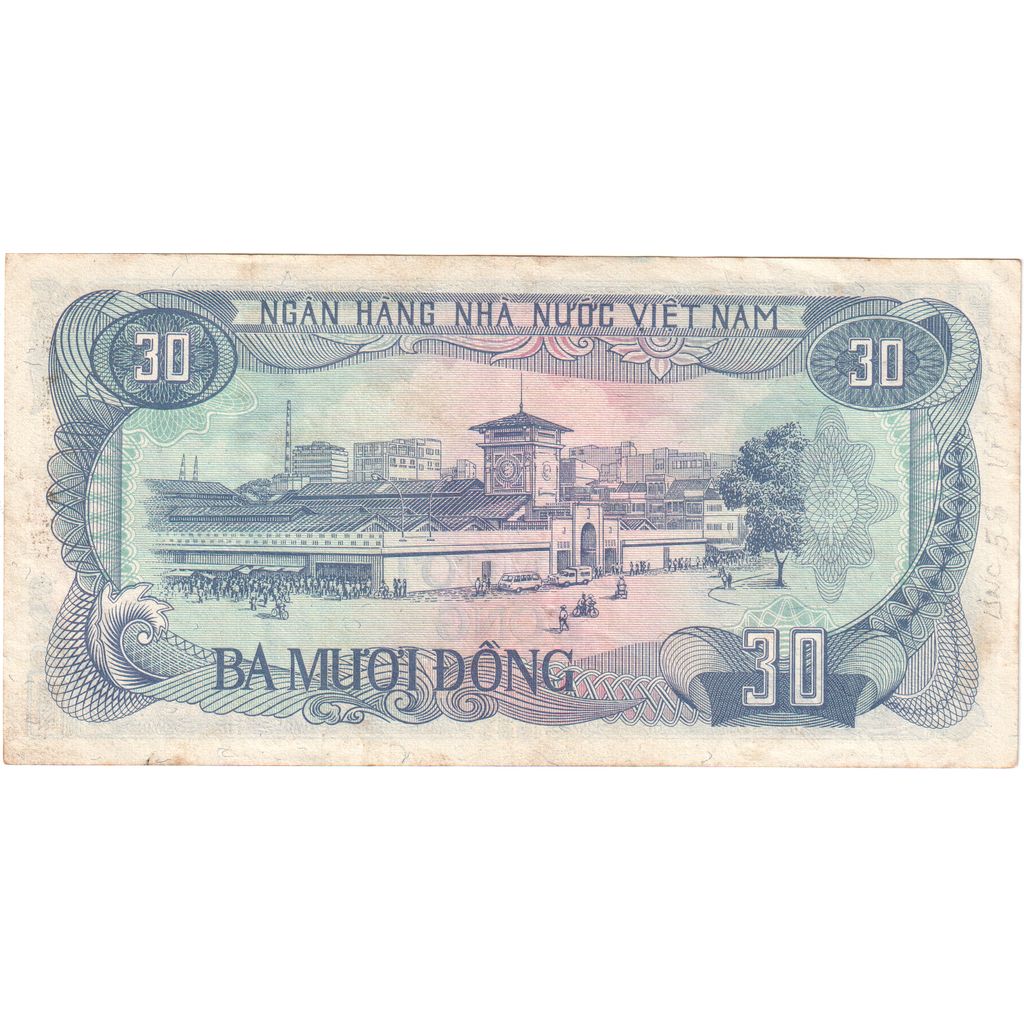 Banconote, Vietnam, 30 D<ox>ng, 1985, KM:95a, BB