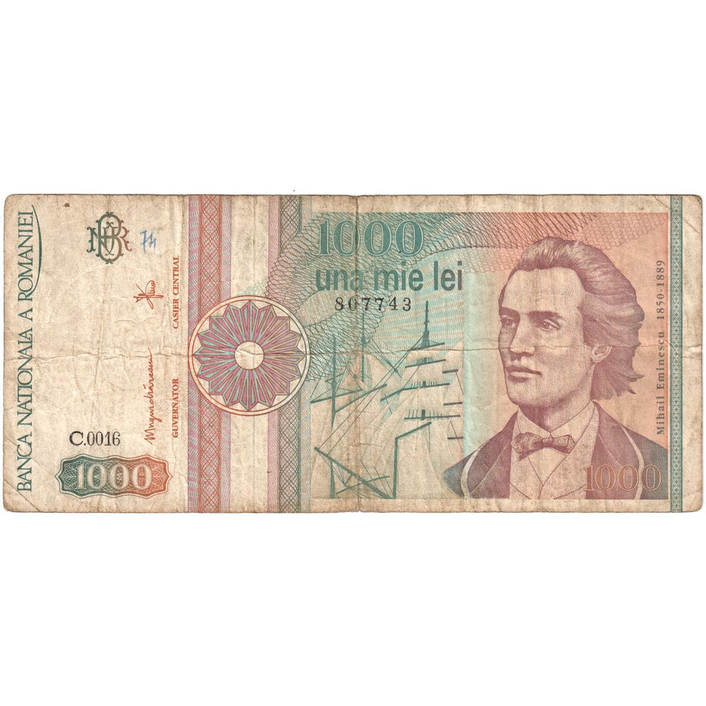 Rumanía, 1000 Lei, BC